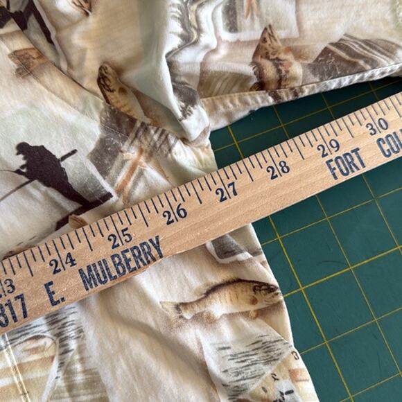 Pierre Cardin Mens Short Sleeved Button Shirt sz XLT 100% Cotton Fisherman - Picture 4 of 5